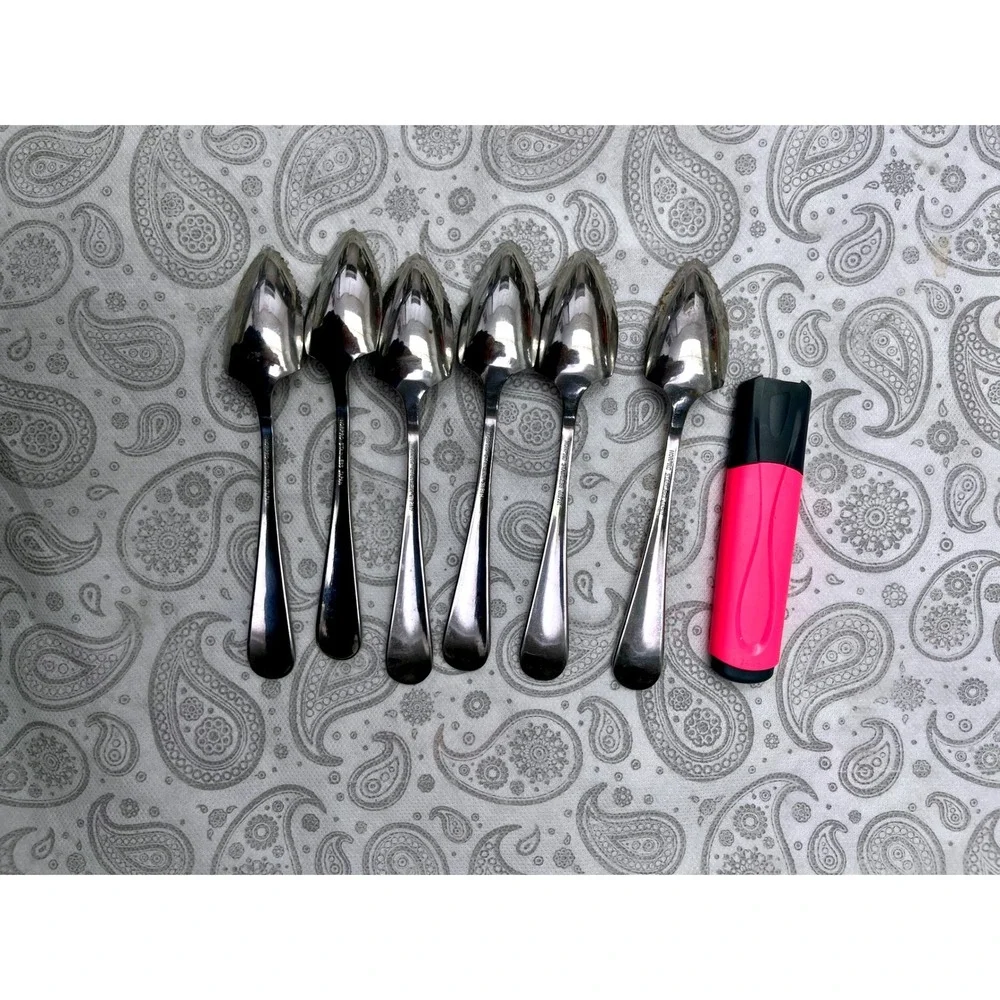 Norpro Stainless Steel Grapefruit Spoons Serrated Edge Set of 6 Made in Japan